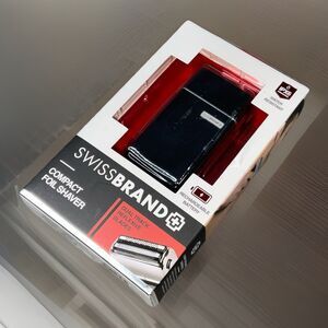 SwissBrand Water Resistant,rechargeable Batterie,compact Foil Shaver